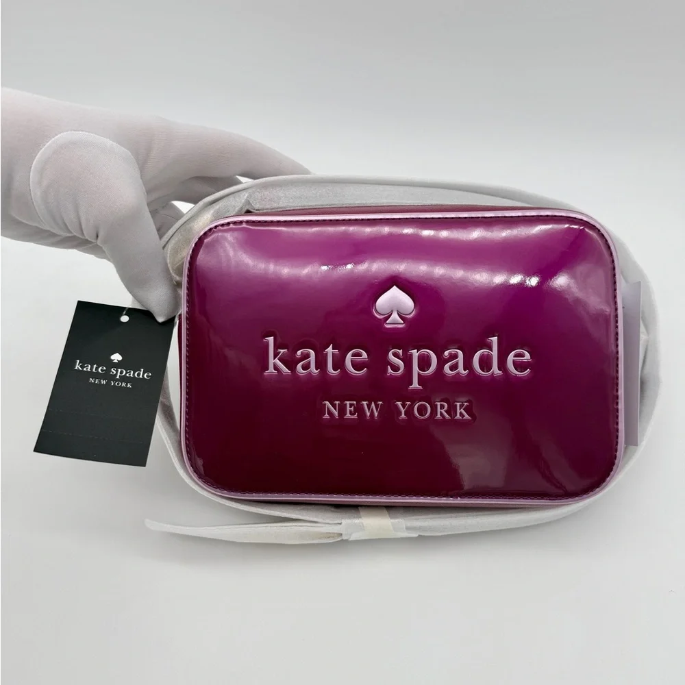Kate Spade Oh Snap Mini Camera Bag Dark Raspberry